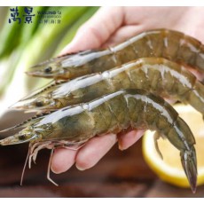 国产大虾 万景 北海鲜冻白虾(大号) 净重4斤 80-100只 对虾 生鲜 海鲜